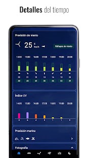 Reloj y clima transparente Screenshot