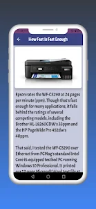 Epson L5290 Printer Guide