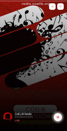 Android application CoELIB Radio screenshort