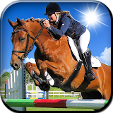 Horse rider simulator wild run icon