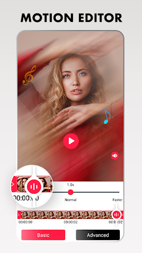 Android application Slow Fast Motion Video Maker screenshort