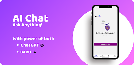 Android application GyaniAI: AI Chat bot Assistant screenshort