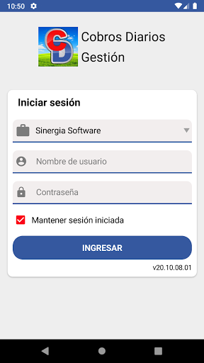 Android application Cobros Diarios Cobranza screenshort