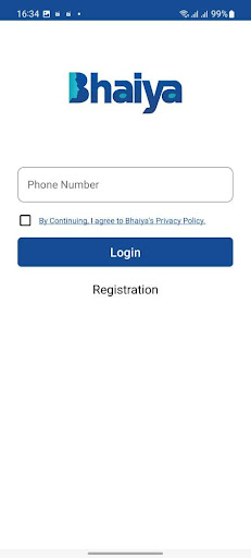 Android application Bhaiya screenshort