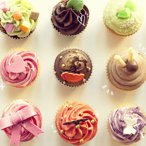 -Sweet Cupcakes- Theme +HOME logo