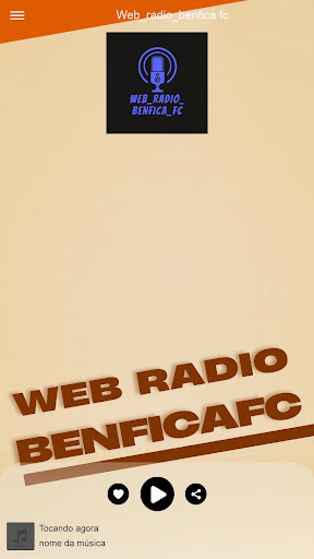 Android application Web Radio Benfica FC screenshort