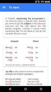 Finnco: Learn Finnish Verbs