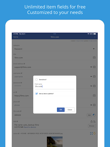 1LimX Data File Encryption