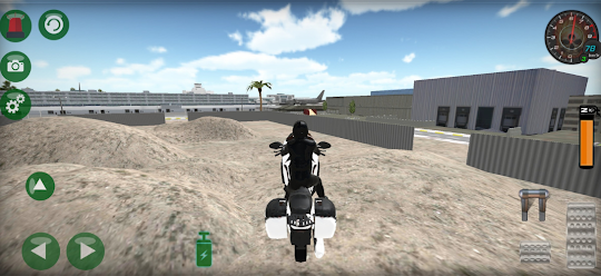 Игра "Вождение мотоцикла