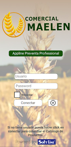 Android application AppLine Comercial Maelen screenshort