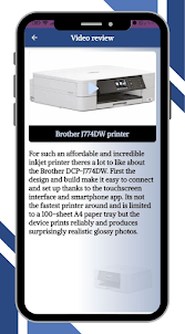 Brother J774DW printer Guide