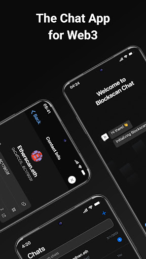 Android application Blockscan Chat screenshort