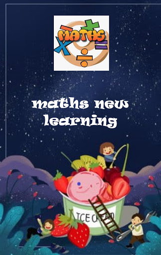 Android application Maths new learning screenshort