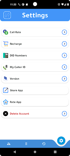 Android application Sawacall screenshort