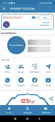 OPORUP TELECOM Screen 2