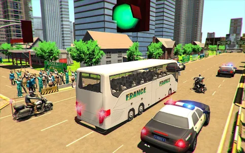 城市公交車模擬器親交通遊戲