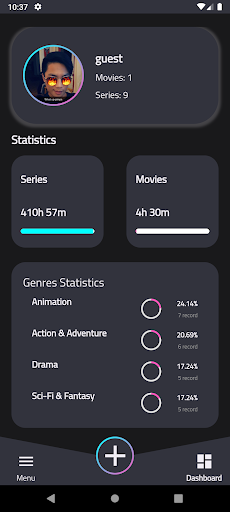 Android application Show TimeKeeper screenshort