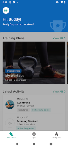 Android application Physio Care Center de Leur screenshort
