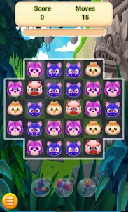 Cute Kittens Match 3 Puzzle