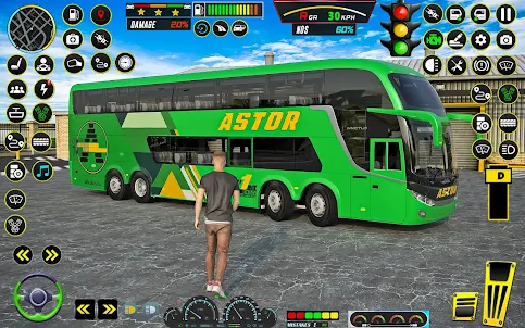 고급 버스 게임: 버스 운전