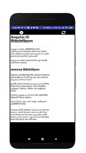 এঙ্গুলার জেএস বাংলা ভাষায় Screen 3