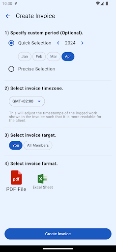Hourly - Freelance Tracker