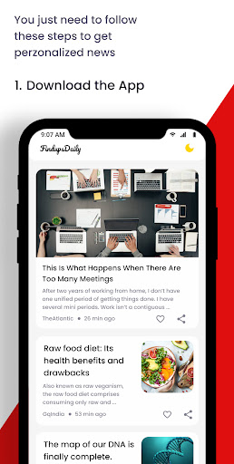 Findups Daily : Daily News App Screen 2