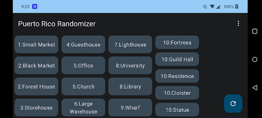 Android application Puerto Rico Randomizer screenshort
