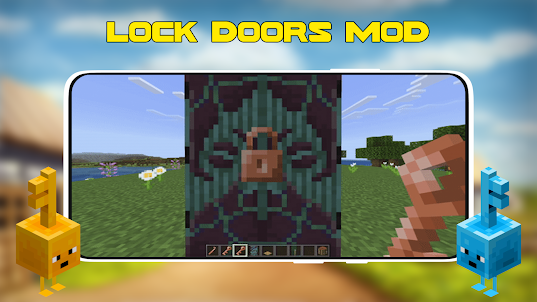 ล็อคประตู Mod สำหรับ MCPE