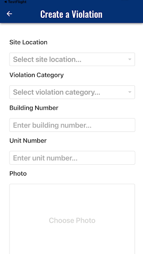 The Valet Trash App Screen 2