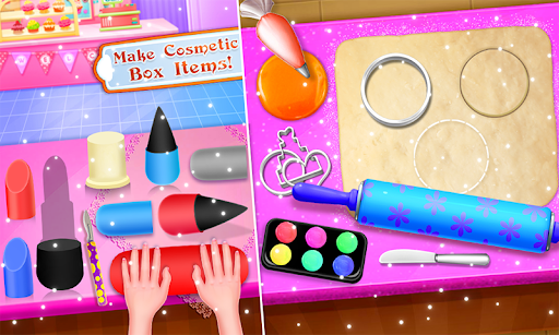 Makeup Kit Cakes - Cosmetic Box Cake Cooking  screenshots 1