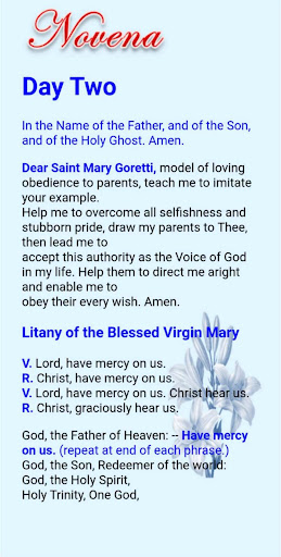 Saint Maria Goretti Devotion Screenshot 2 - AppWisp.com
