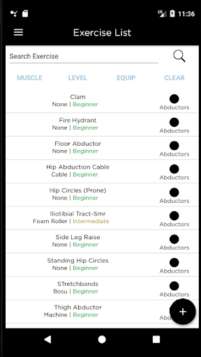 SRF Trainer Screen 2