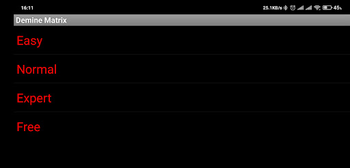 Demine Matrix Screen 2