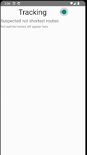 Routes Validator Screen 3