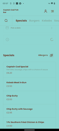 Captain Cod Fish Bar Screen 3