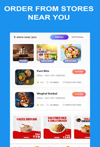 Getve - customers app Screen 2