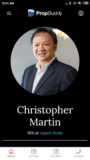 Android application Christopher Martin screenshort