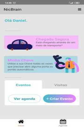 Android application NIC Acesso screenshort