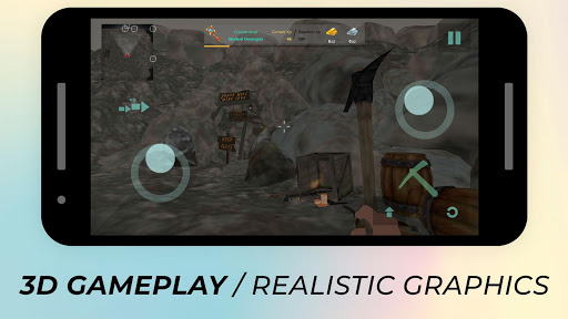 Android application Gold Rush Miner screenshort