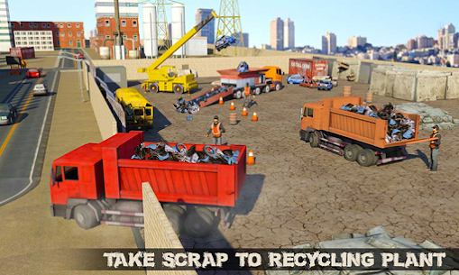 Old Car Crusher Crane Operator & Dump Truck Driver v1.6 MOD APK(Unlimited Money)Free For Android 3