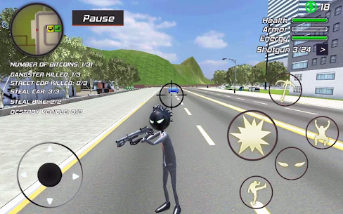 Amazing Strange Rope Police Mod Apk v1.3.6 Unlimited Money Download 5