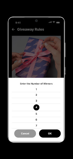 Giveaway for Instagram - Pufo Screen 3
