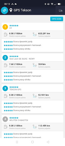 GPS TEKSON Screen 3