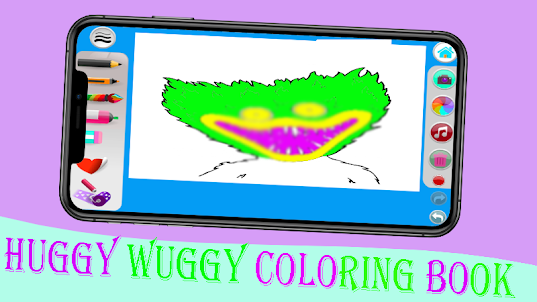 Huggy Wuggy Coloring Book