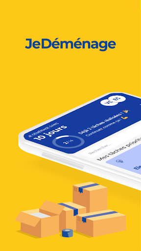 Android application Je Déménage avec La Poste screenshort