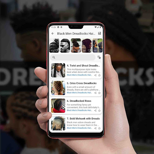 Black Men Dreadlocks Hairstyle screenshot 16