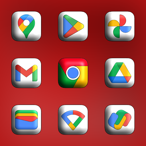 Oxigen Square 3D - Icon Pack screenshot 5