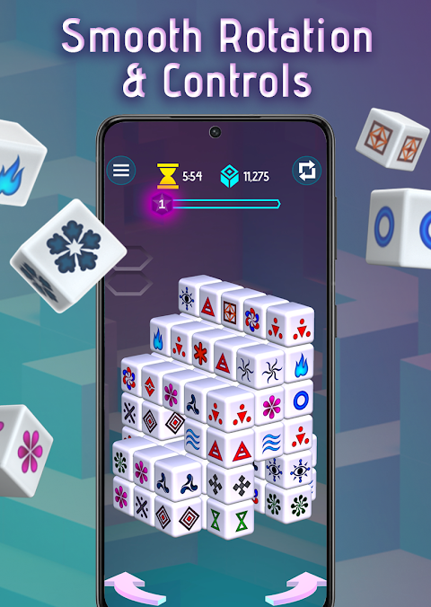 Mahjong Dimensions: 3D Puzzlesのおすすめ画像3