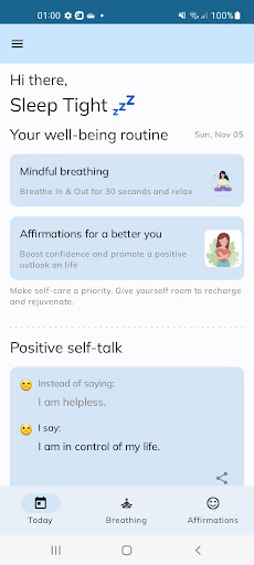 Android application My Wellbeing: Vision board App screenshort